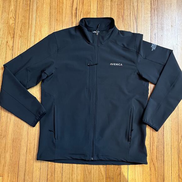 The North Face Jacket Mens Large Lightweight Polyester Blend Black Coat - Picture 1 of 10